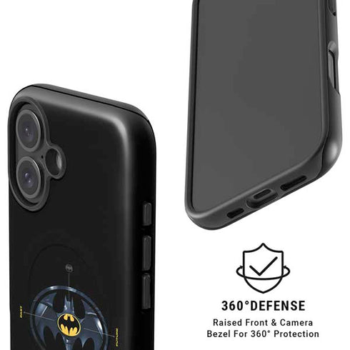 DC Comics The Flash Movie: Batman Multiverse Logos iPhone 16 Plus Magsafe Impact Case
